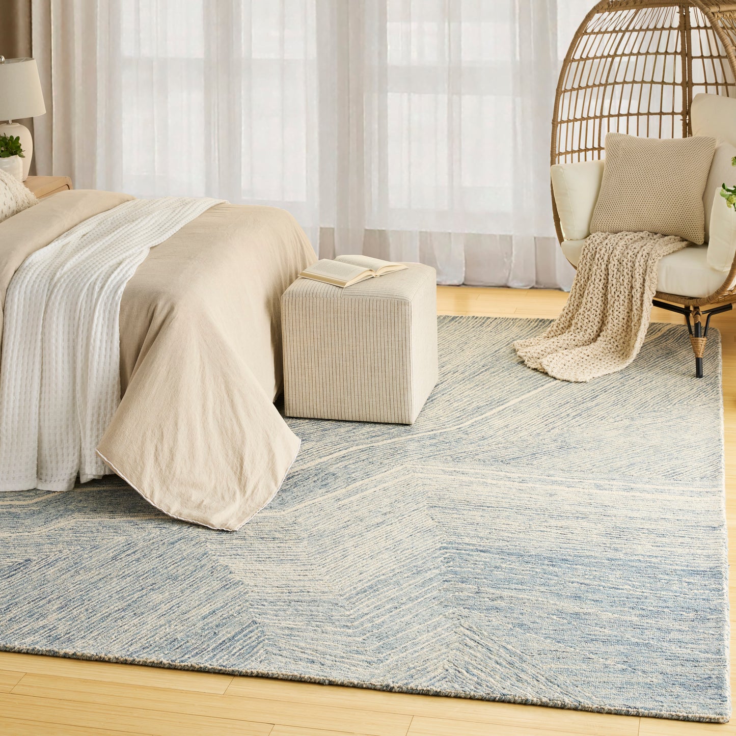 DKNY Pure Angles  Ivory Blue  Contemporary