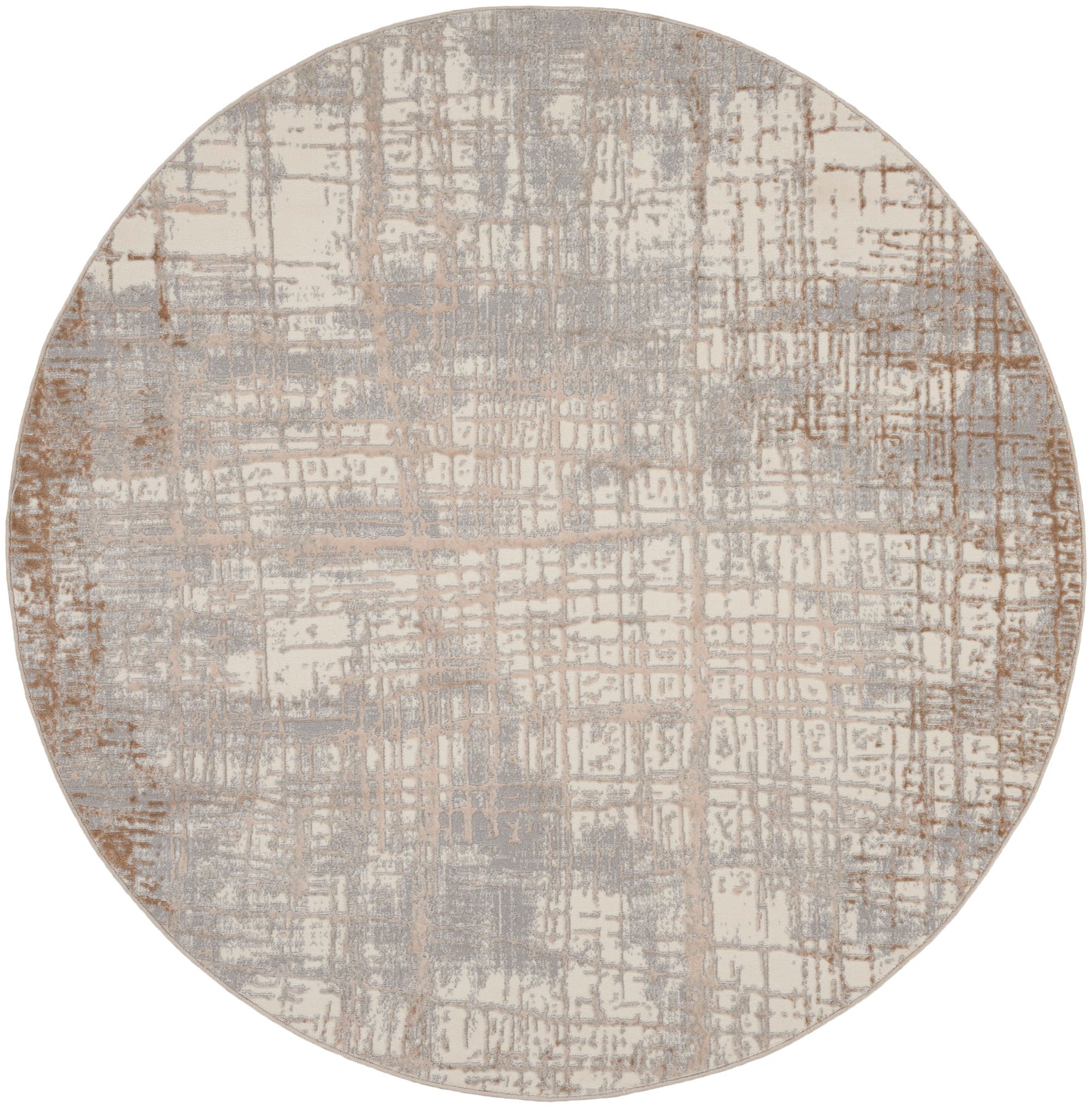 Calvin Klein CK950 Rush CK950 Ivory Taupe Contemporary Power-loomed Rug