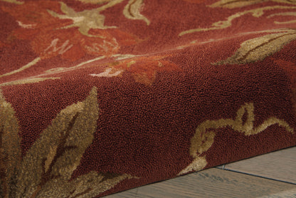 Nourison Home Modern Elegance  Brick  Transitional