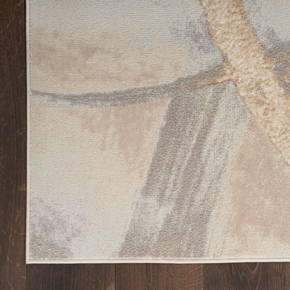 Nourison Home Splash  Beige Grey  Contemporary