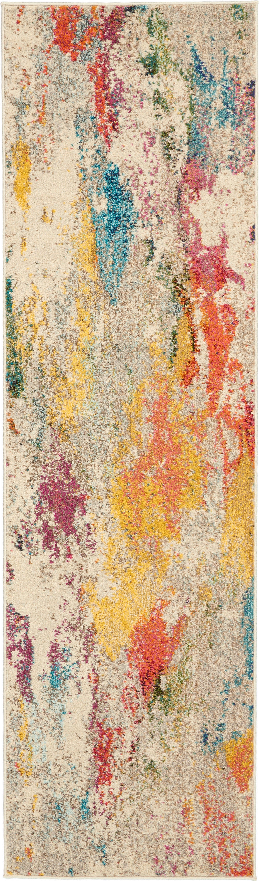 Nourison Home Celestial CES12 Ivory Multicolor Contemporary Power-loomed Rugs