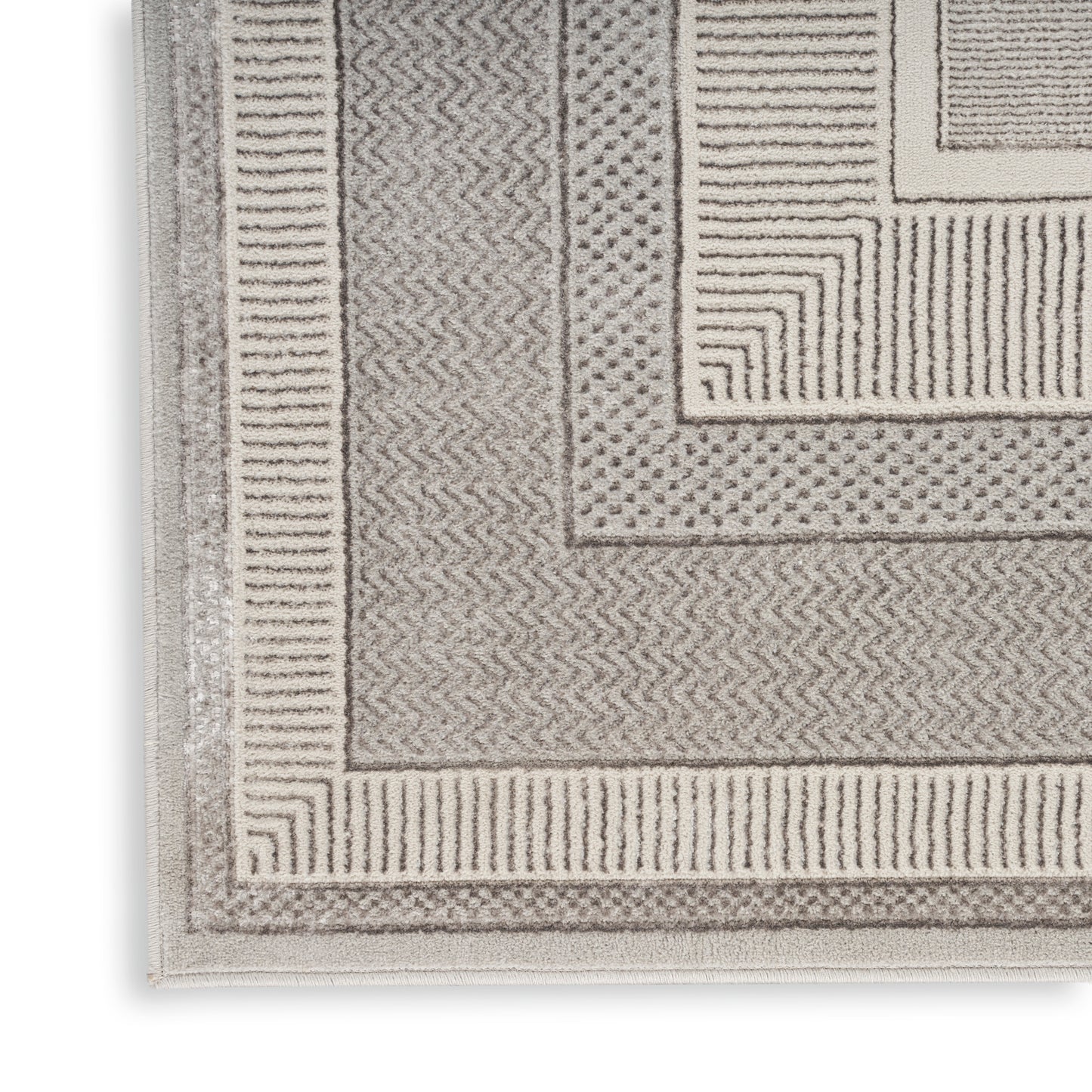 Nourison Home Glitz  Silver  Contemporary