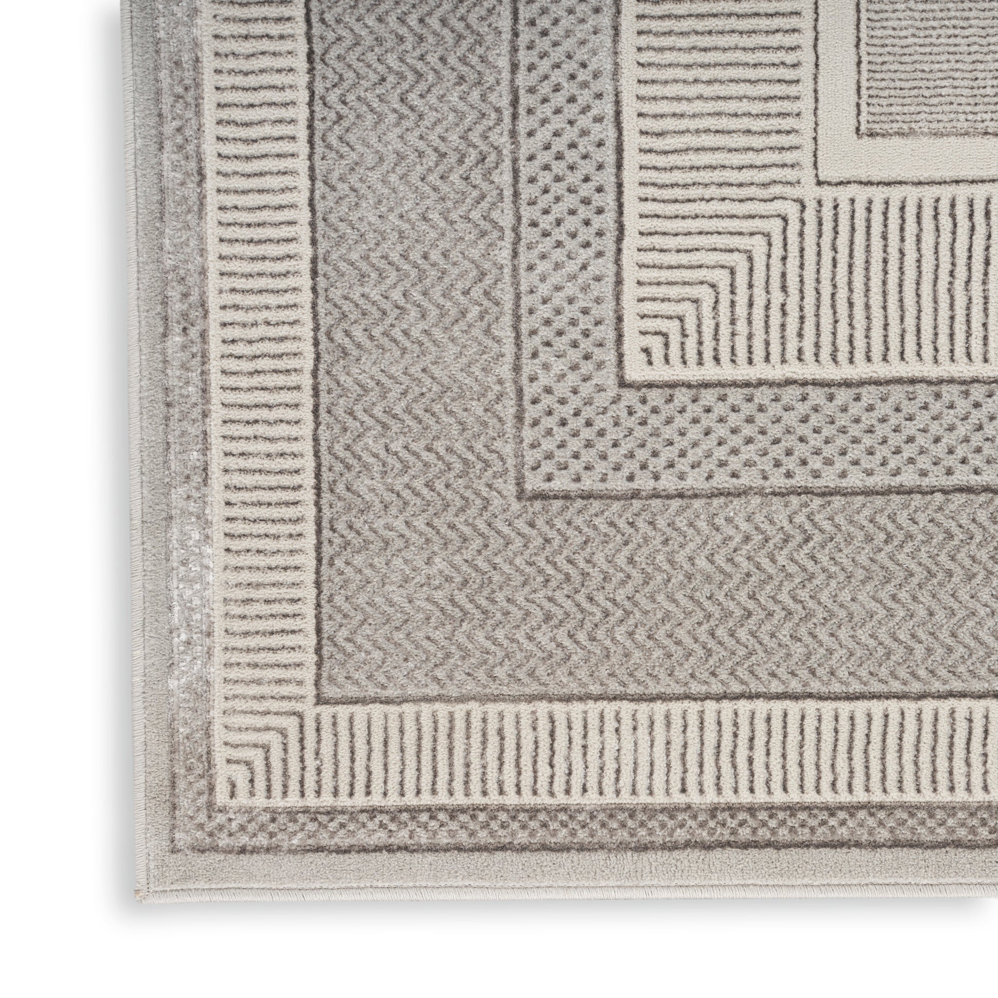 Nourison Home Glitz  Silver  Contemporary