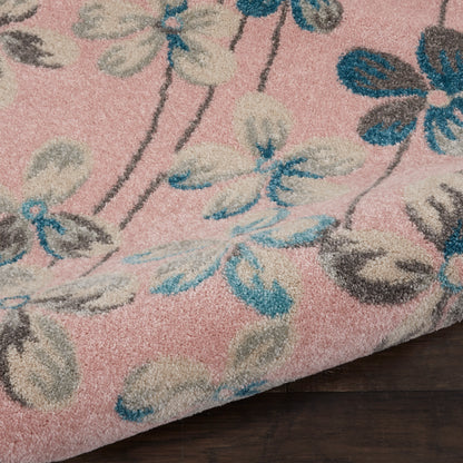 Nourison Home Tranquil  Pink  Contemporary