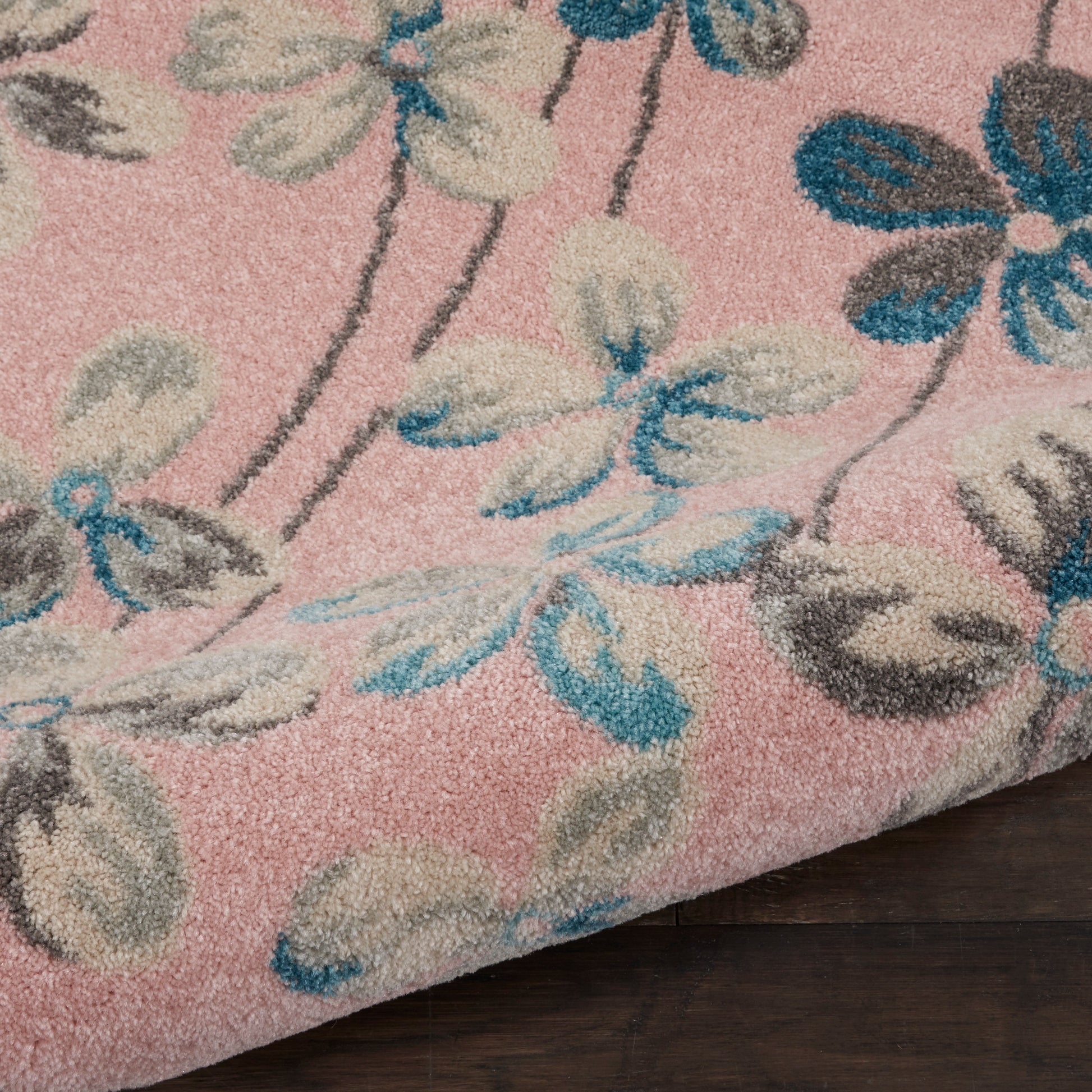 Nourison Home Tranquil  Pink  Contemporary