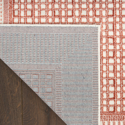 Nourison Home Nordic  Brick Ivory  Contemporary