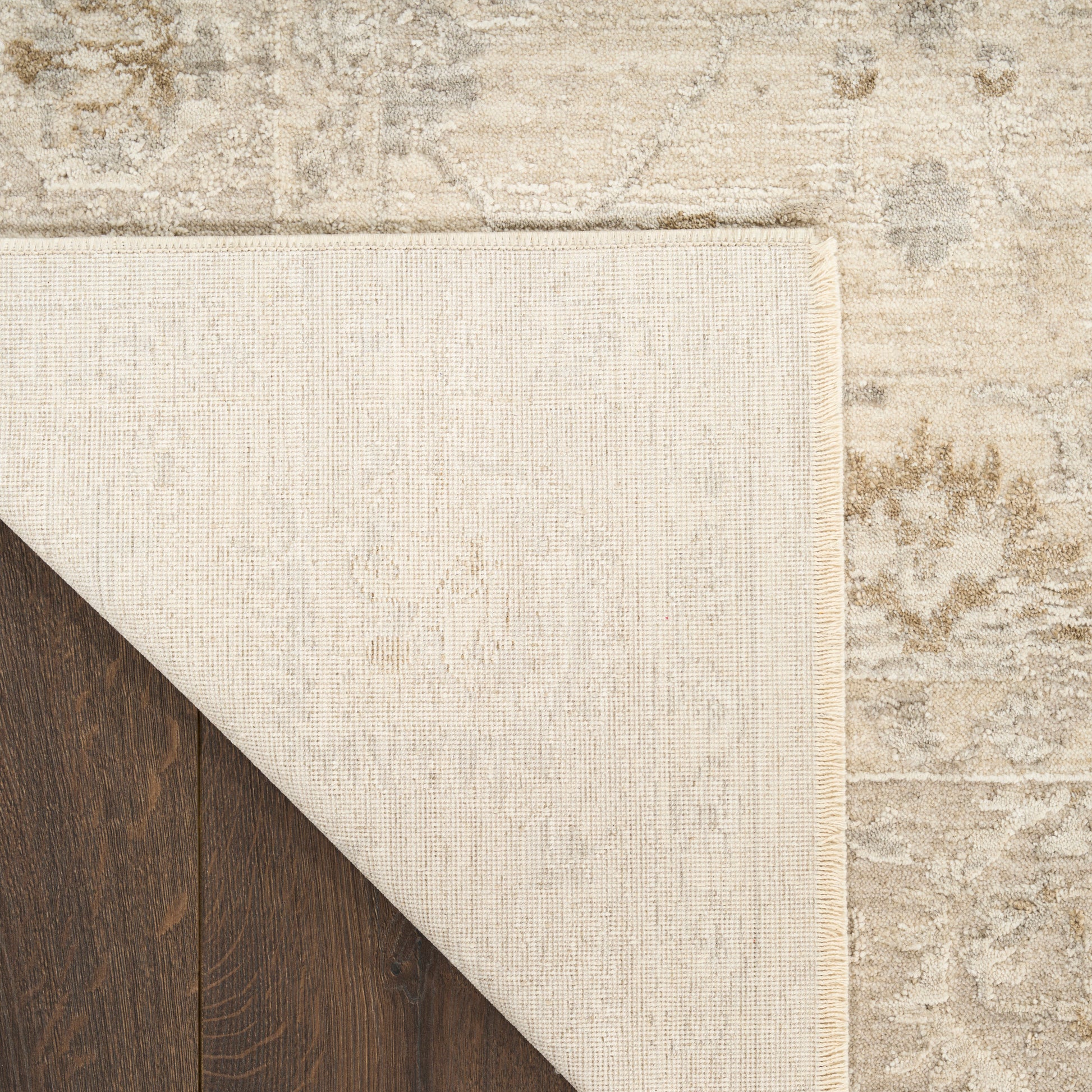 Nourison Home Moonlit  Ivory Grey  Traditional