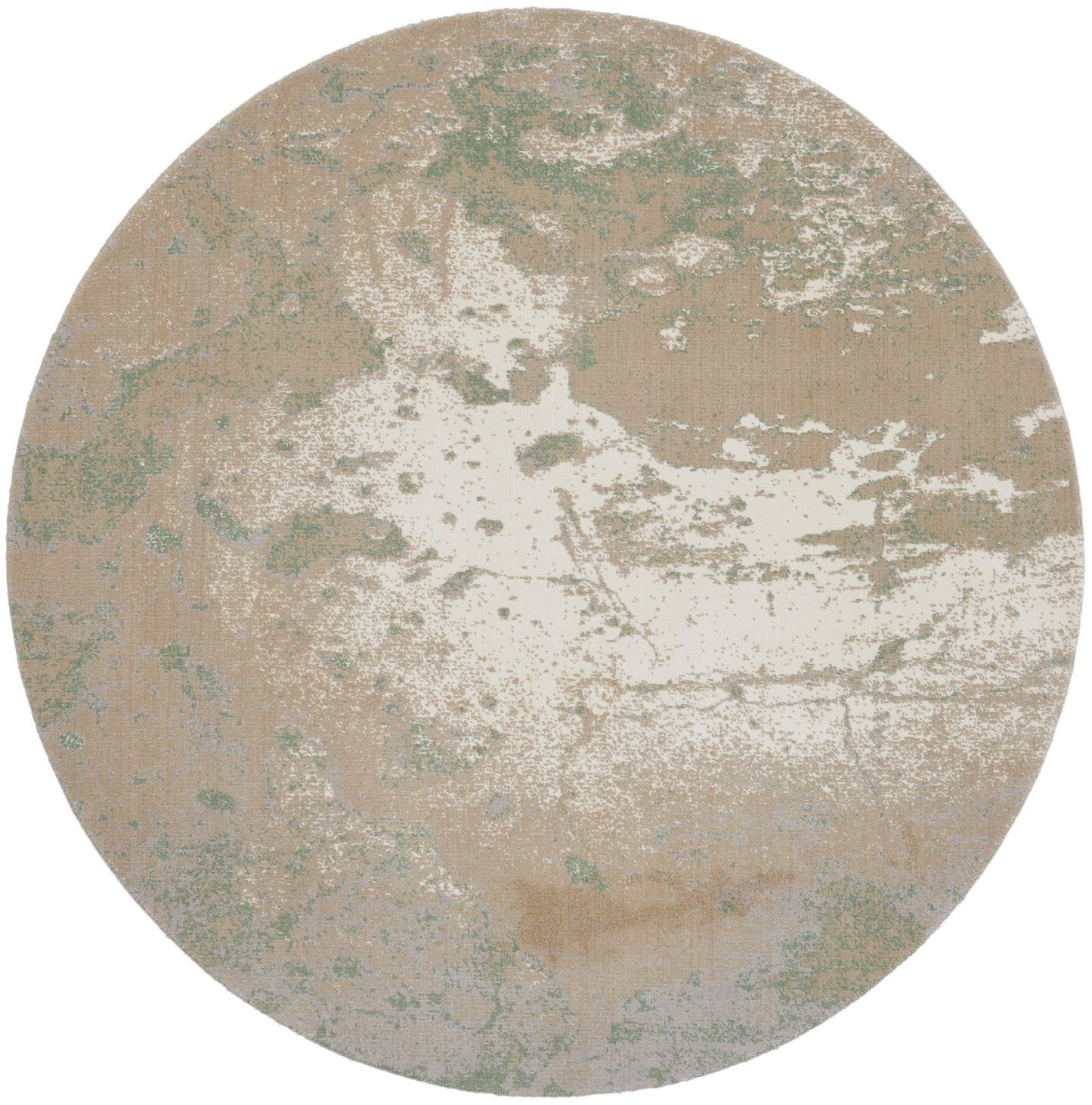 Nourison Home Twilight TWI06 Ivory Green Contemporary Power-loomed Rug