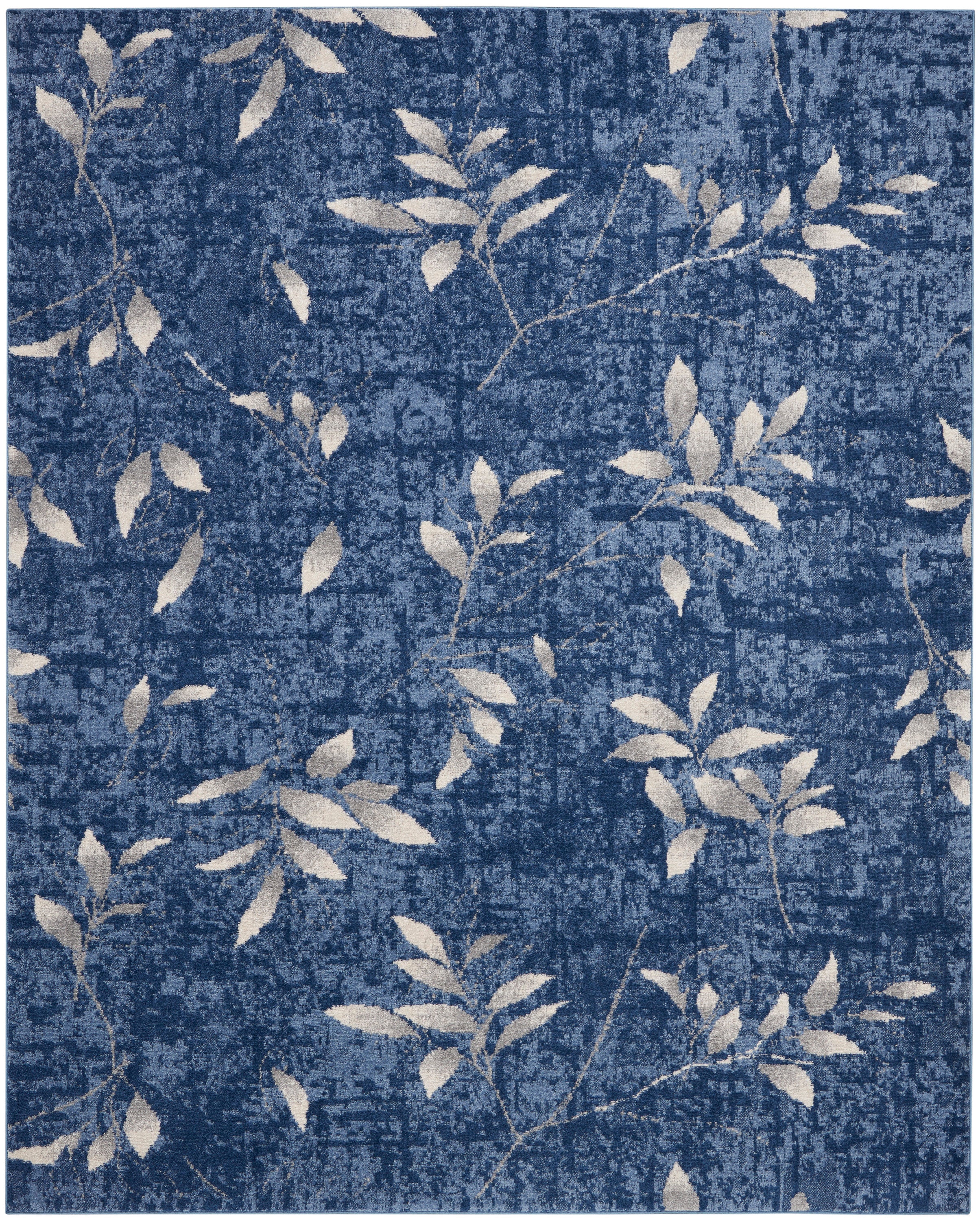 Calvin Klein River Flow RFV03 Navy Ivory Contemporary Power-loomed Rug ...