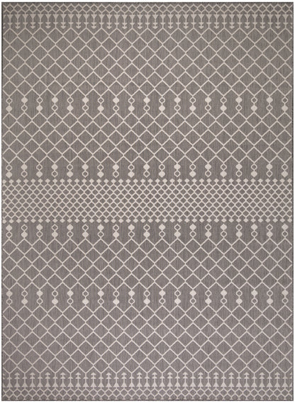 Nourison Home Positano POS02 Charcoal Contemporary Power-loomed Rug