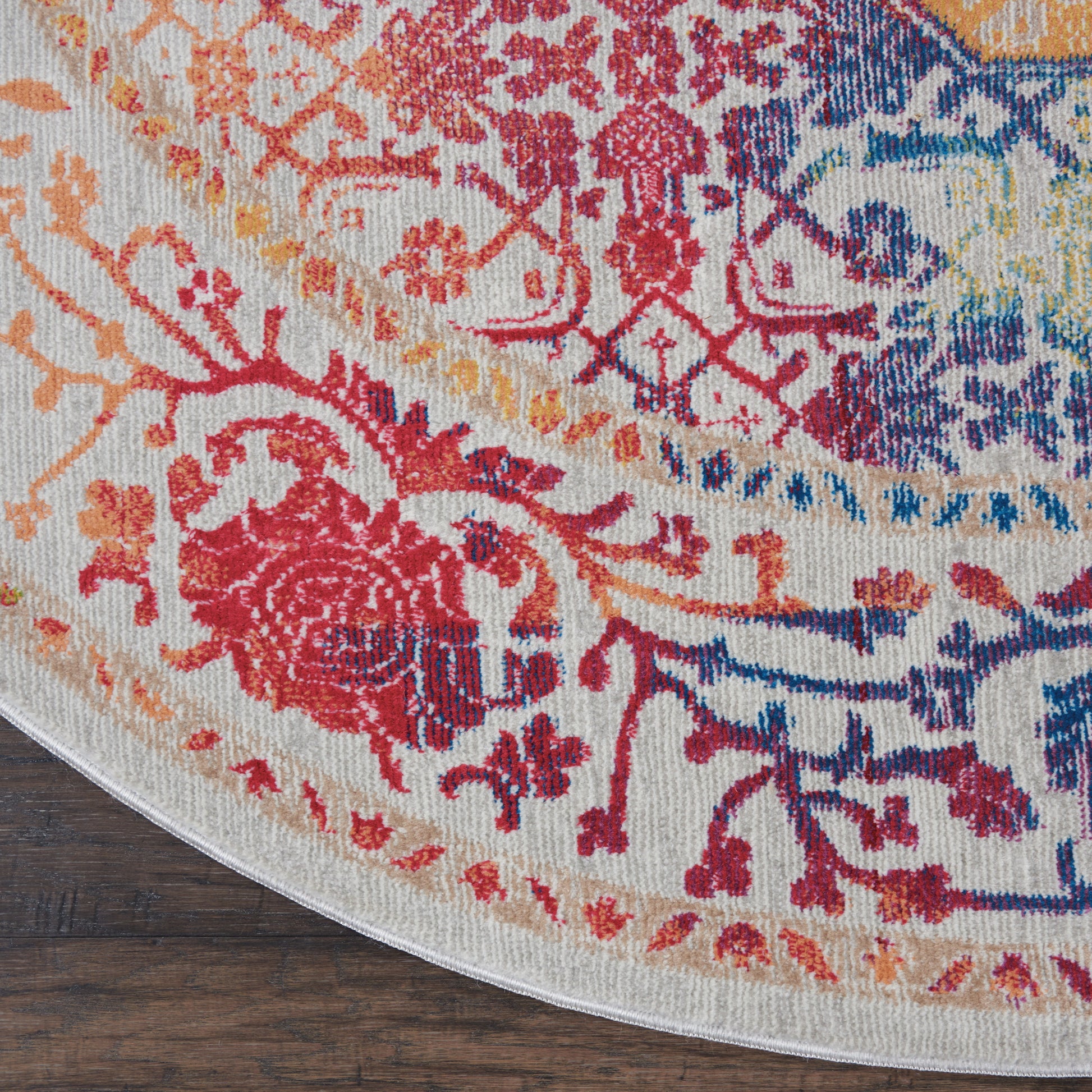 Nourison Home Ankara Global  Ivory Multicolor  Transitional