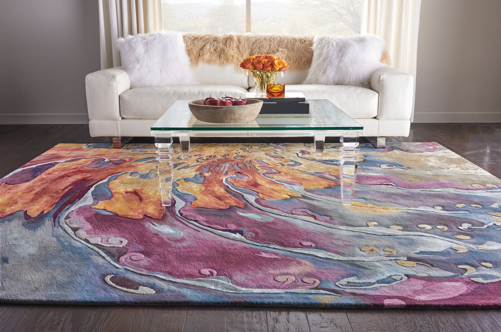 Nourison Home Prismatic  Multicolor  Contemporary