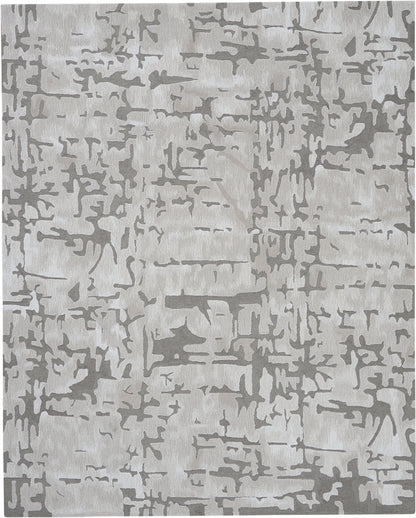 Nourison Home Symmetry SMM03 Ivory Taupe Contemporary Tufted Rug