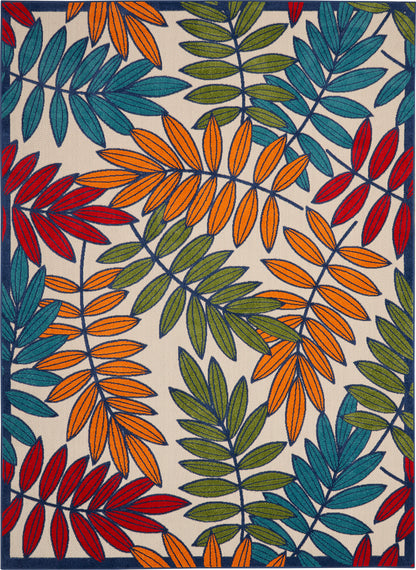 Nourison Home Aloha ALH18 Multicolor Contemporary Power-loomed Rugs