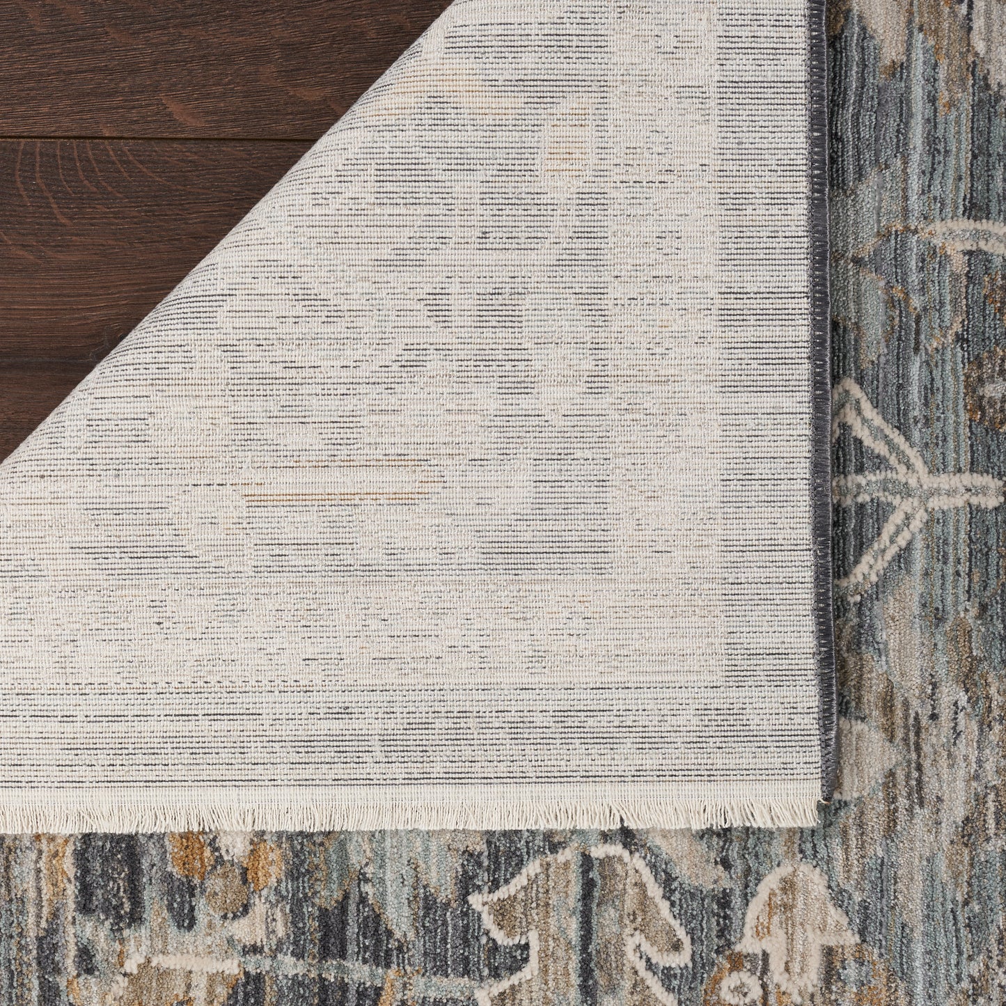 Nourison Home Lynx  Navy Multicolor  Transitional