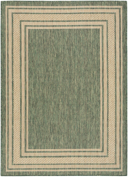 Nourison Home Horizon Indoor/Outdoor HOZ03 Green Contemporary Power-loomed Rug