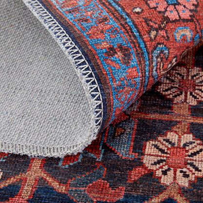 Feizy Rawlins  Red Navy Transitional/Vintage/Bohemian & Eclectic