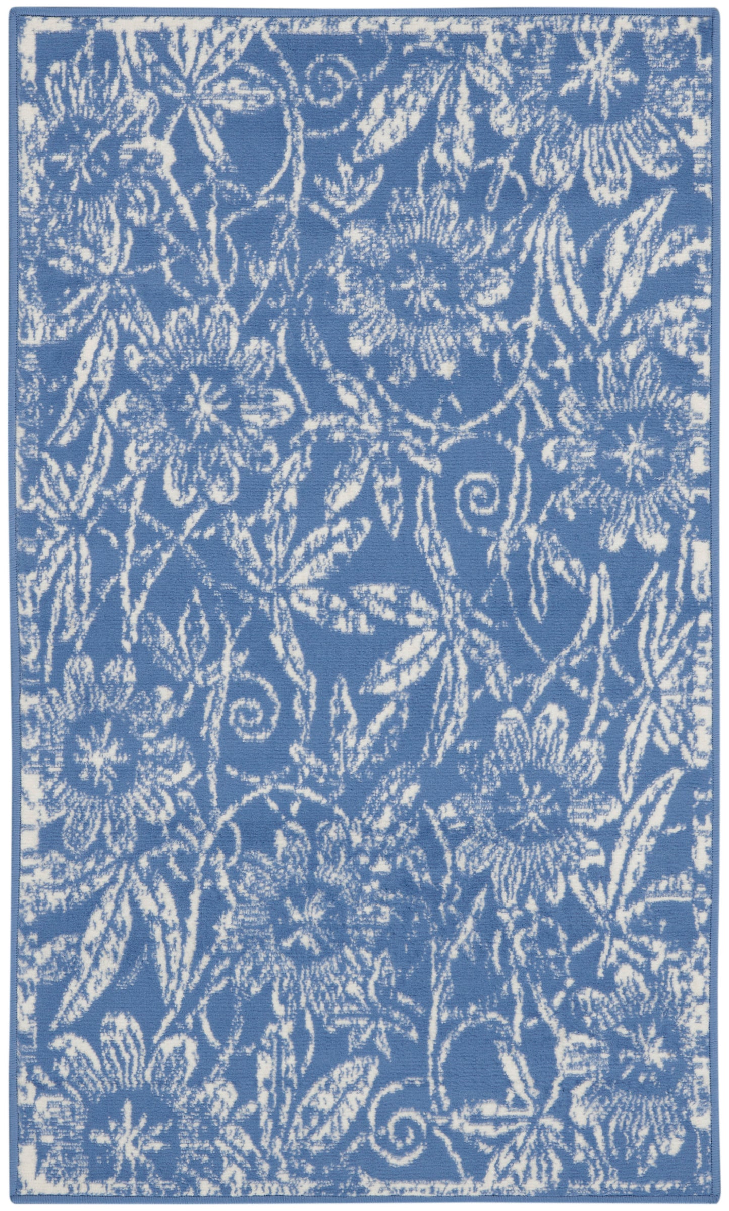 Nourison Home Whimsicle WHS05 Blue Contemporary Power-loomed Rug