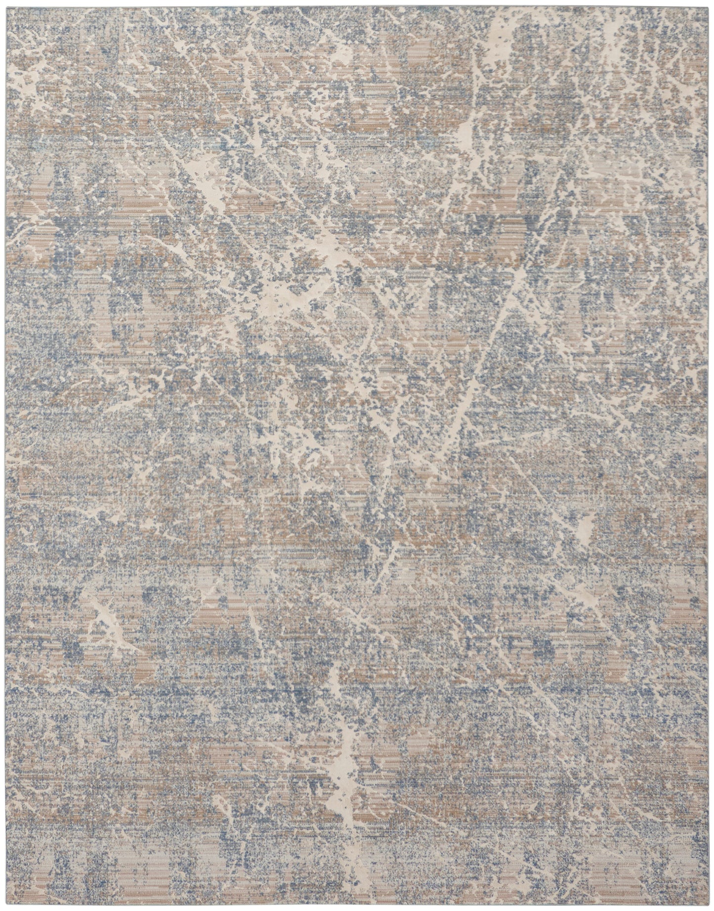 Nourison Home Exhale  Beige Blue  Contemporary