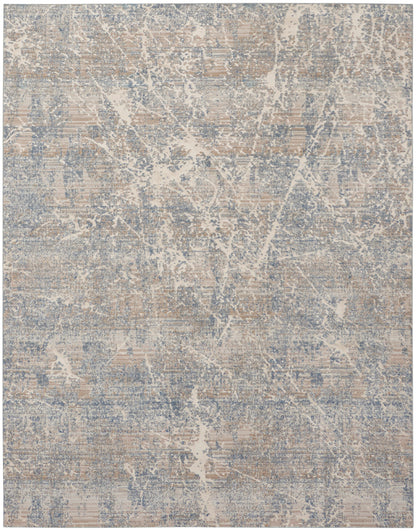 Nourison Home Exhale  Beige Blue  Contemporary