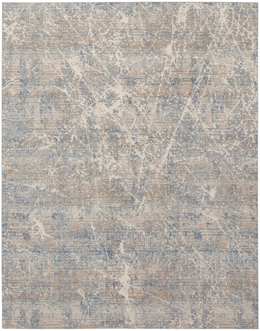 Nourison Home Exhale  Beige Blue  Contemporary