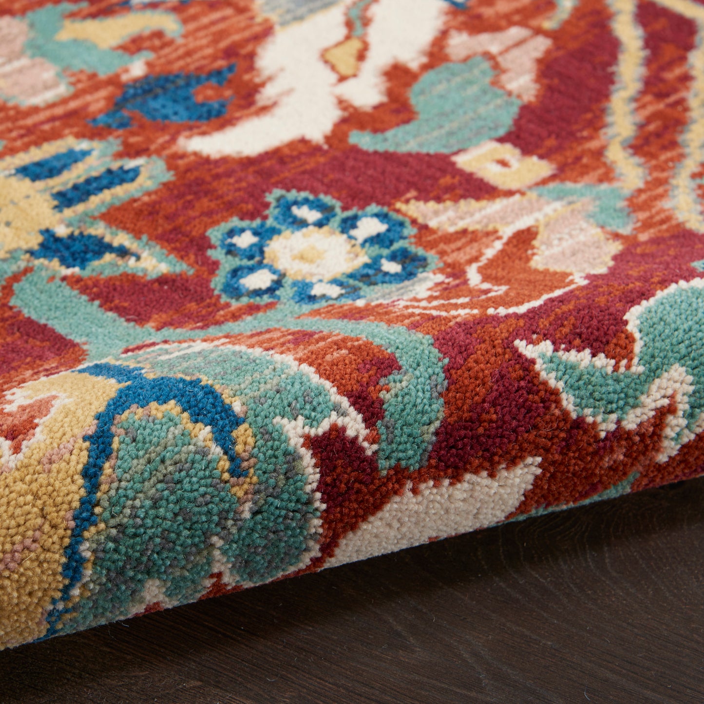 Nourison Home Parisa  Brick  Traditional