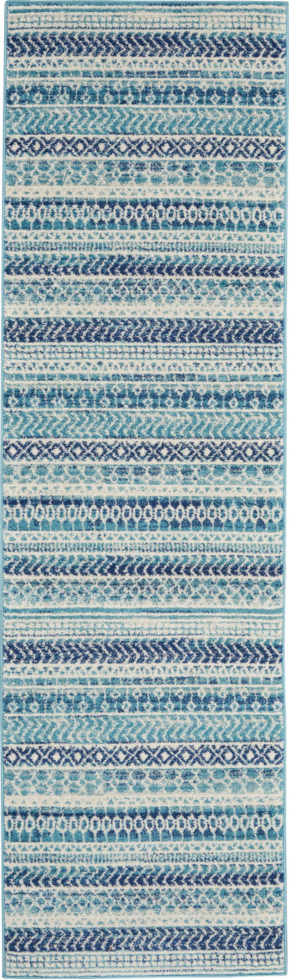 Nourison Home Passion PSN26 Navy Blue Contemporary Power-loomed Rugs