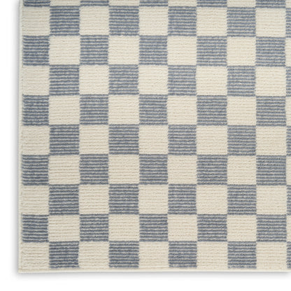 Nourison Home Serenity Home  Ivory Blue  Contemporary