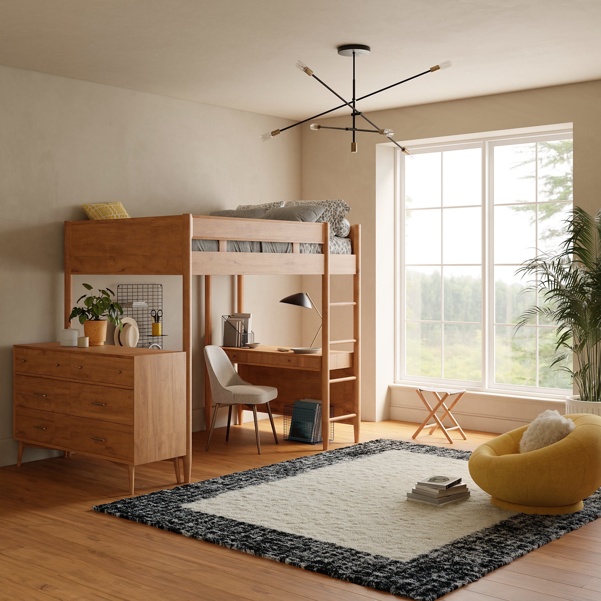 Nourison Home Pacific Shag  Ivory Black  Contemporary