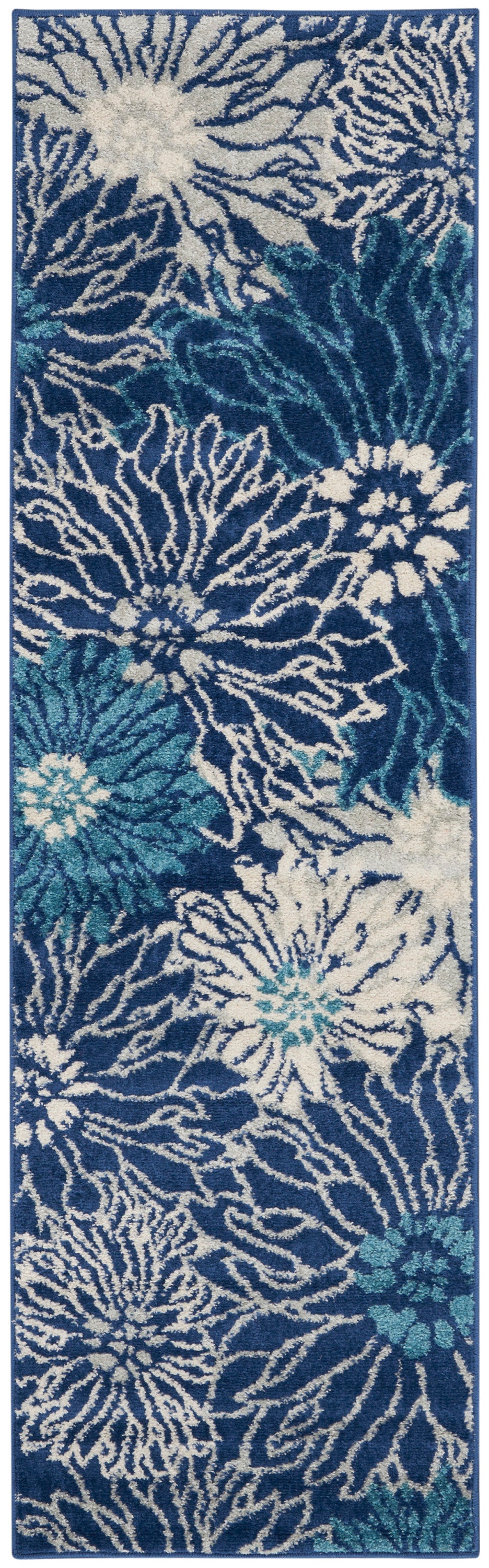 Nourison Home Passion PSN17 Navy Ivory Contemporary Power-loomed Rugs