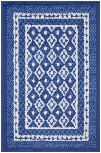Nourison Home Whimsicle WHS13 Navy Contemporary Power-loomed Rug