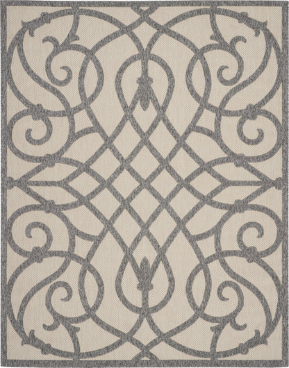 Nourison Home Cozumel CZM04 Cream Grey Contemporary Power-loomed Rug