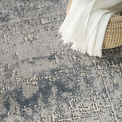 Nourison Home Quarry  Dark Grey  Contemporary