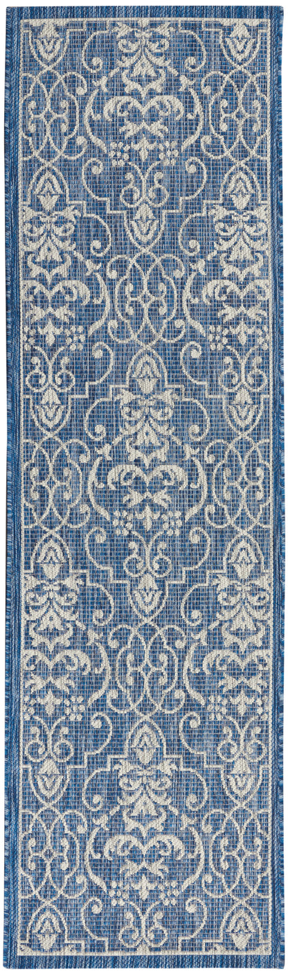 Nourison Home Country Side CTR04 Denim Transitional Power-loomed Rug