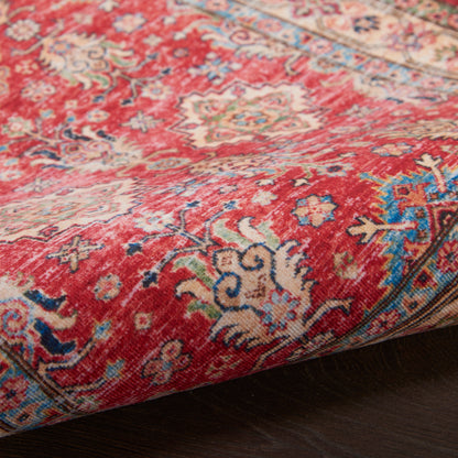 Nourison Home Fulton  Red  Traditional