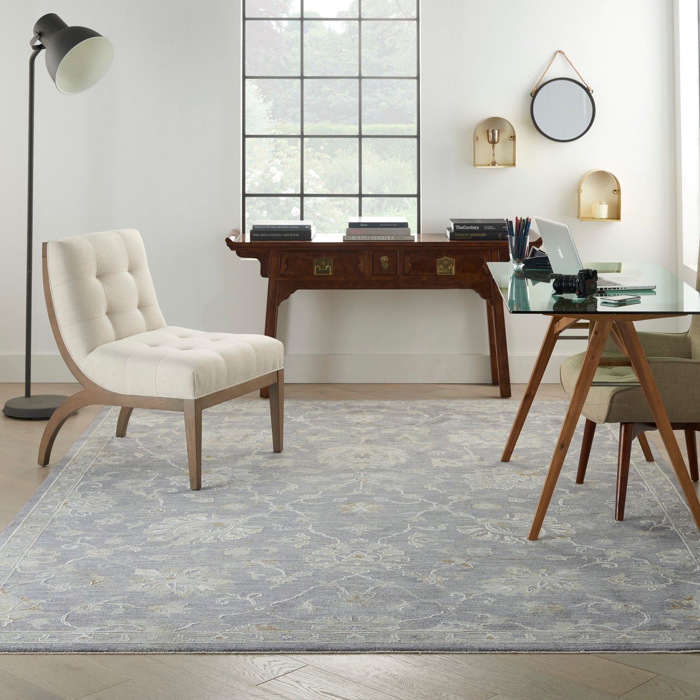 Nourison Home Infinite  Charcoal  Traditional