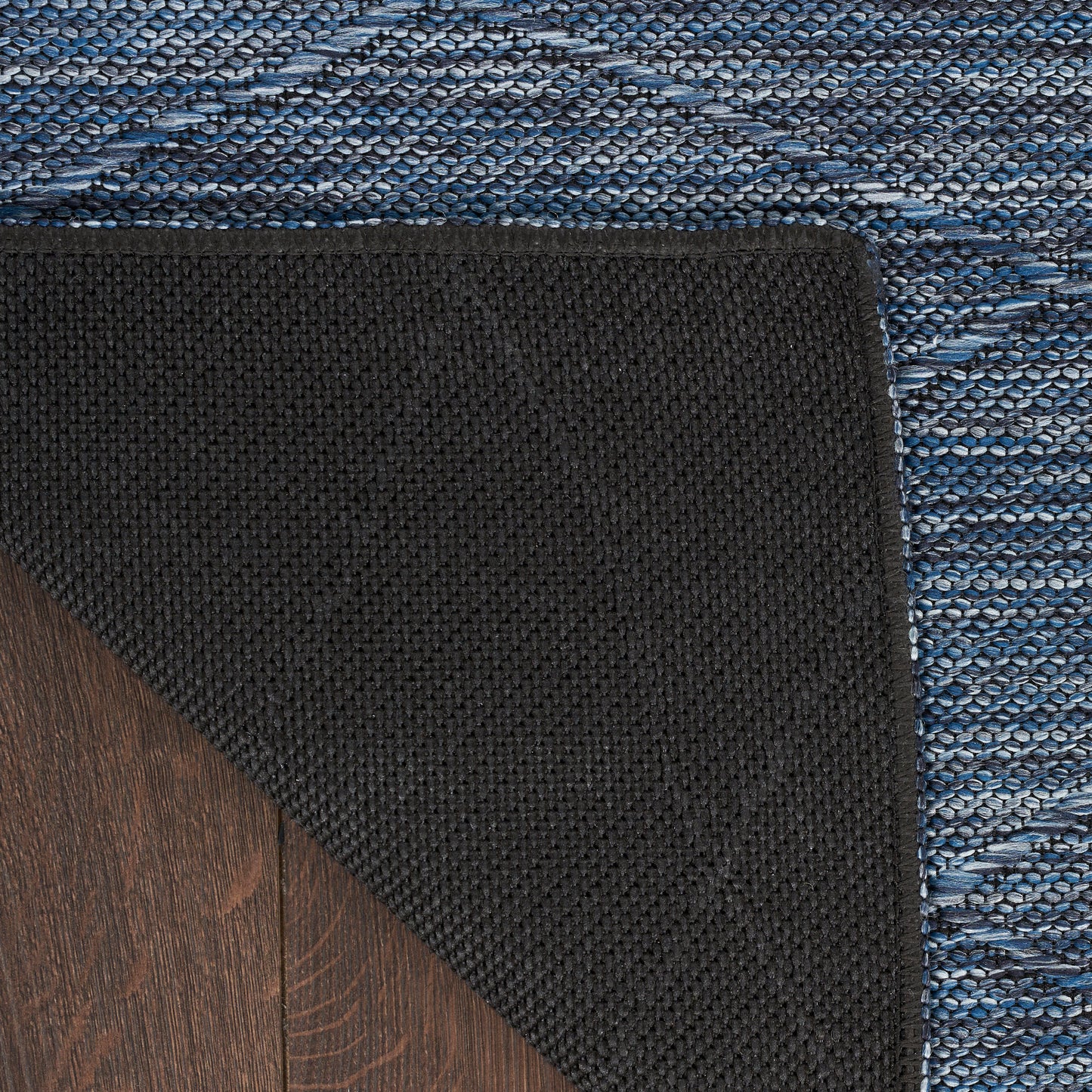 Nourison Home Washable Solutions  Navy Blue  Contemporary