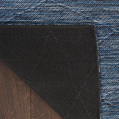 Nourison Home Washable Solutions  Navy Blue  Contemporary