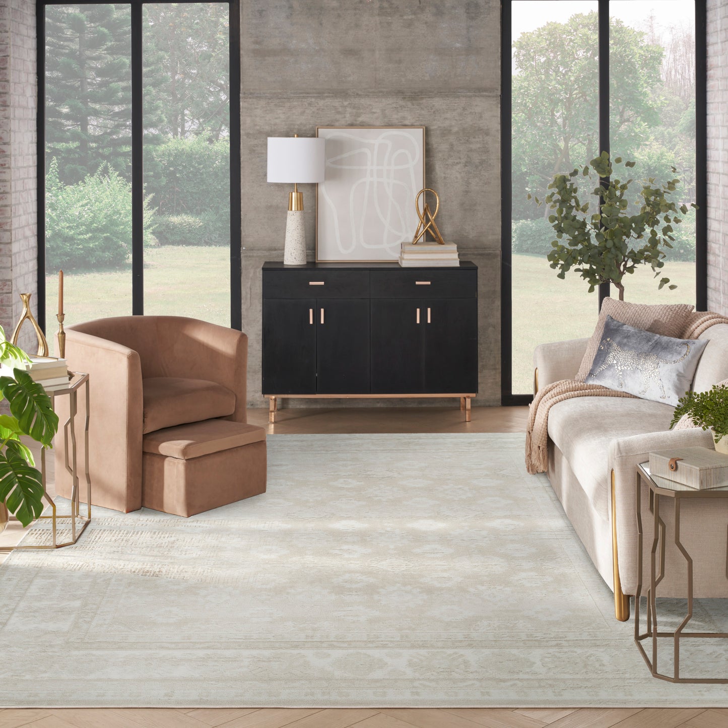 Nourison Home Dekor  Ivory Beige  Traditional