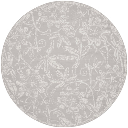 Nourison Home Whimsicle WHS05 Grey Contemporary Power-loomed Rug