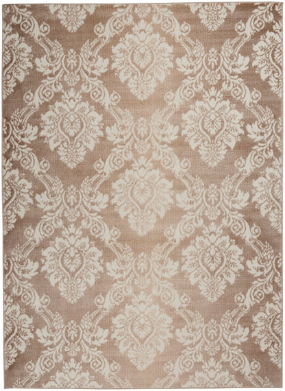 Nourison Home Elation ETN03 Ivory Mocha Traditional Power-loomed Rug