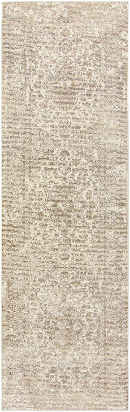 Nourison Home Azalea AZA01 Ivory Beige Traditional Hand Tufted Rug