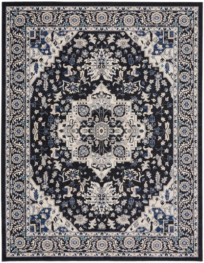 Nourison Home Passion  Black Ivory  Traditional
