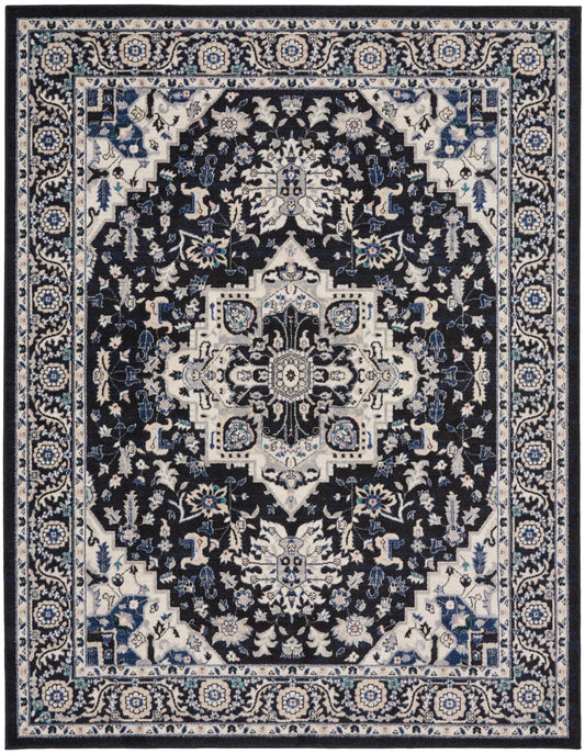 Nourison Home Passion  Black Ivory  Traditional
