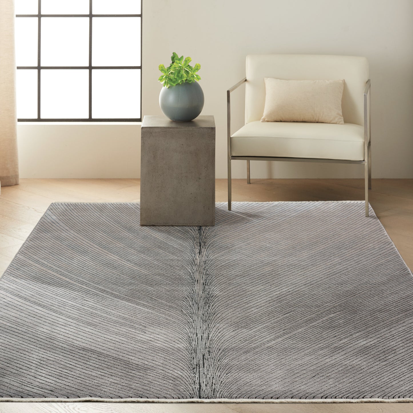 Calvin Klein Balian  Silver Grey  Contemporary