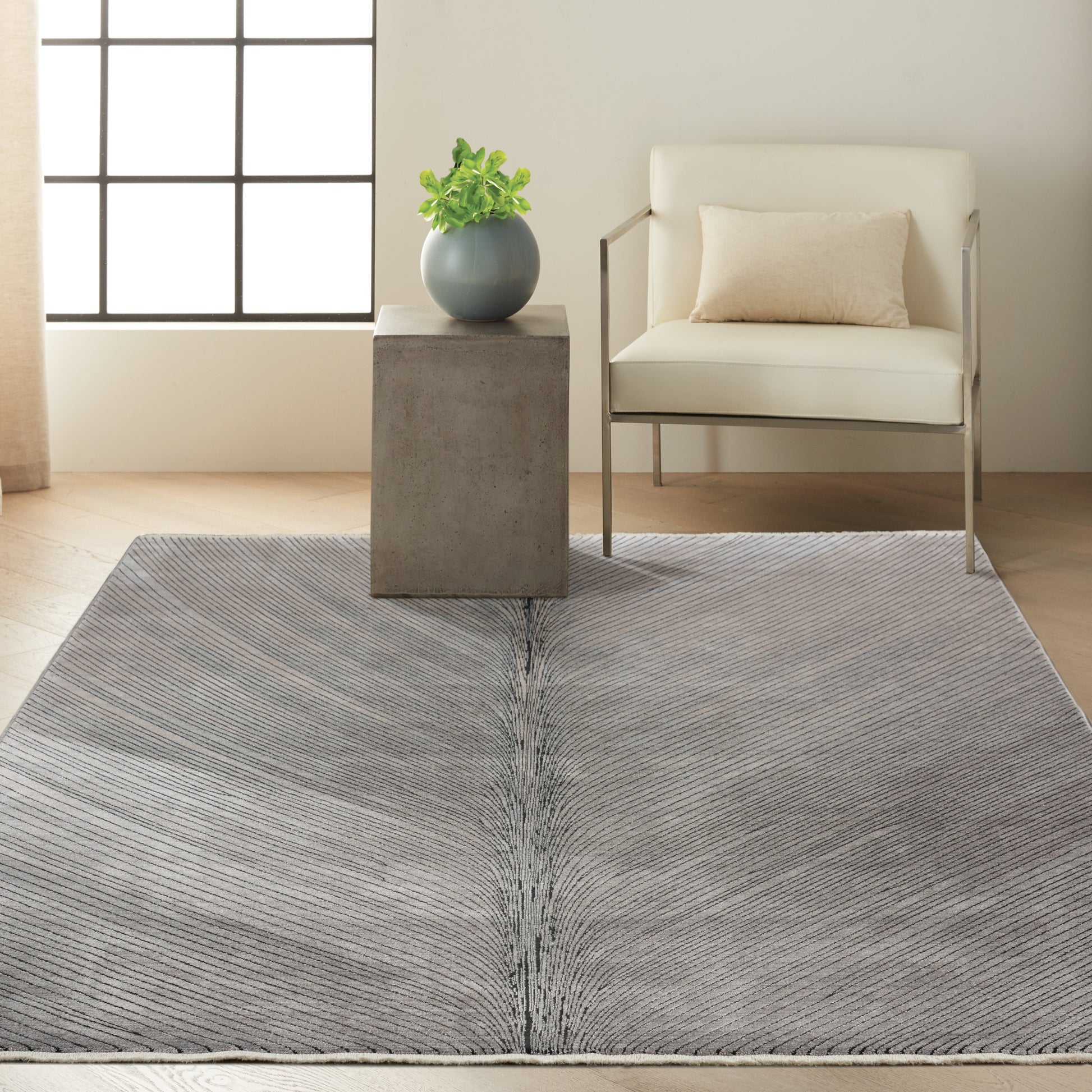 Calvin Klein Balian  Silver Grey  Contemporary