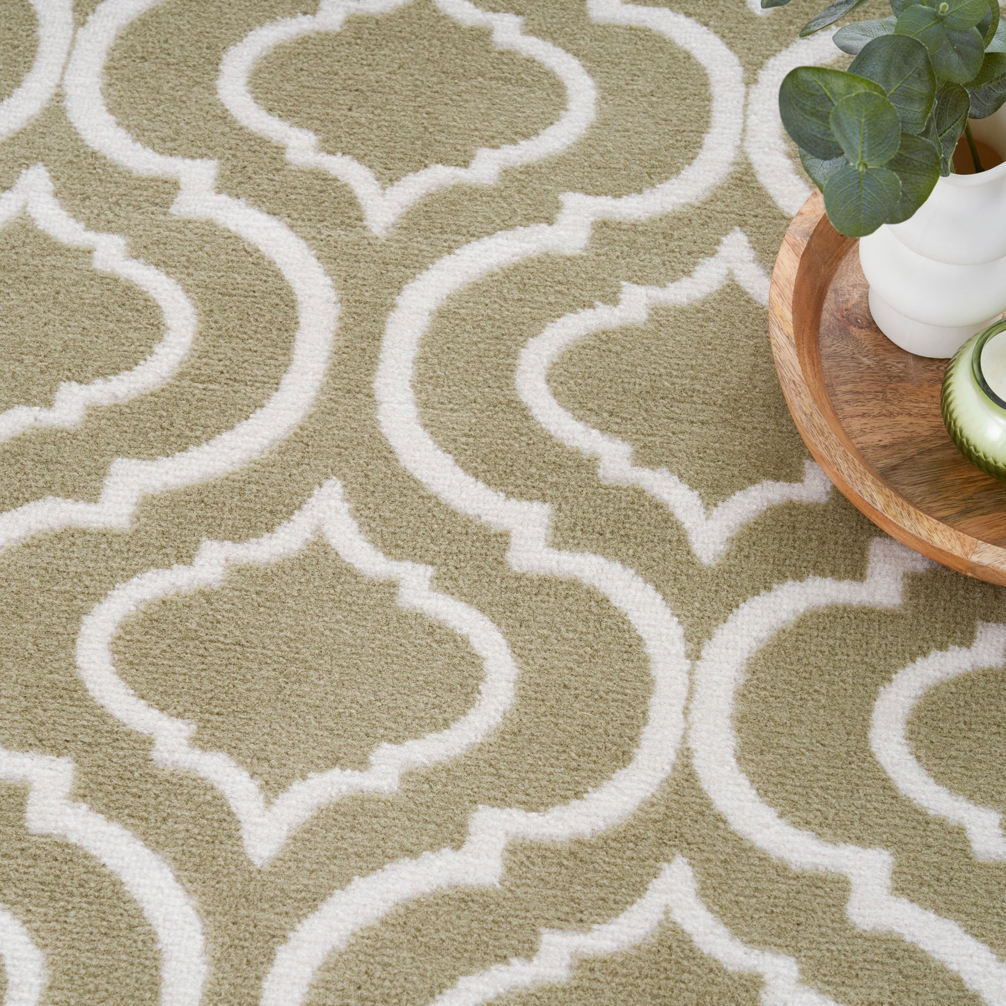 Nourison Home Jubilant  Olive  Transitional
