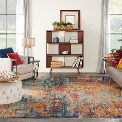 Nourison Home Celestial  Multicolor  Contemporary