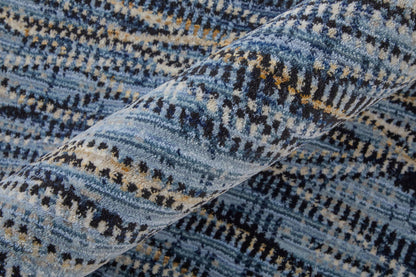 Feizy Sonora 39NXF Blue Navy Modern/Casual/Industrial Machinemade Rug - Rugs - Feizy - Atlanta Designer Rugs