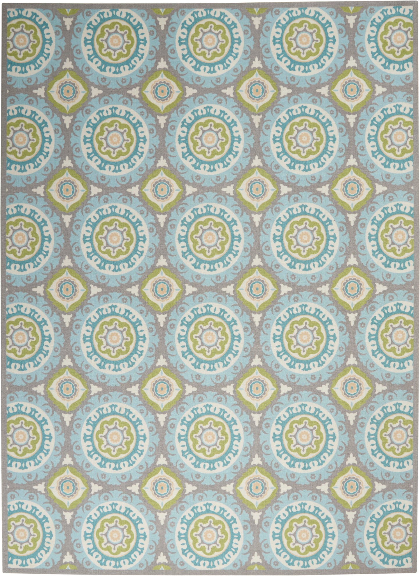 Waverly Sun N Shade SND16 Jade Contemporary Power-Loomed Rug